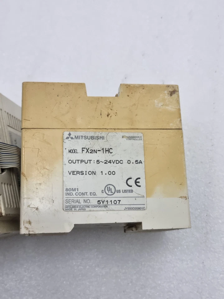 Mitsubishi FX1n-24MT-ESS/UL Programmable Controller With FX2n-1HC Module (Used)